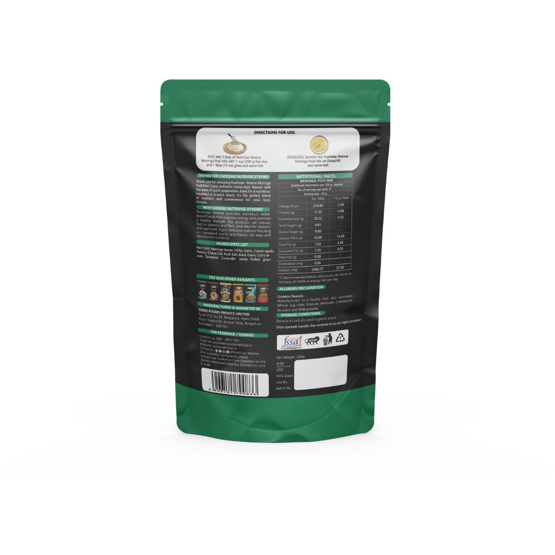MORINGA PODI MIX 200G