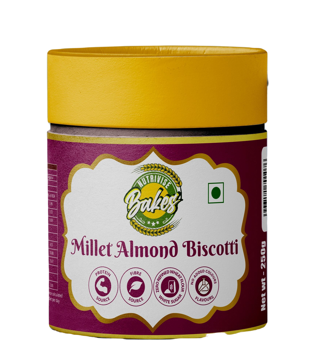 Millet Almond Biscotti